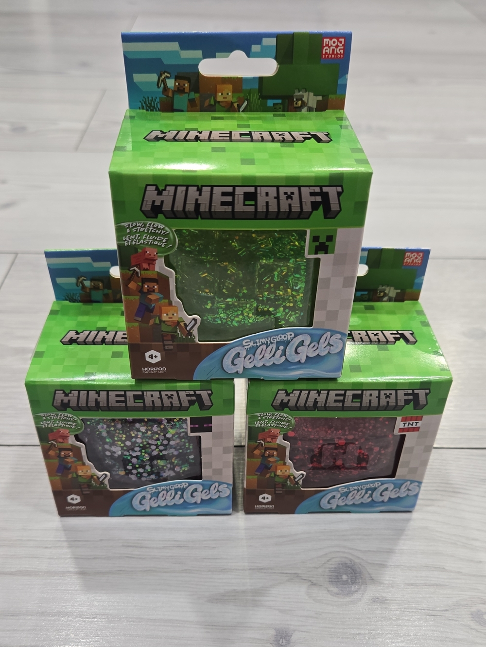 Minecraft Gelli Gels - Creeper, TNT, And Enderman